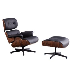 임스 라운지 체어 블랙 (오토만 포함)