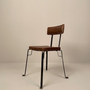 뽐뿌 스몰 PU 체어 - 소형 가구 이미지